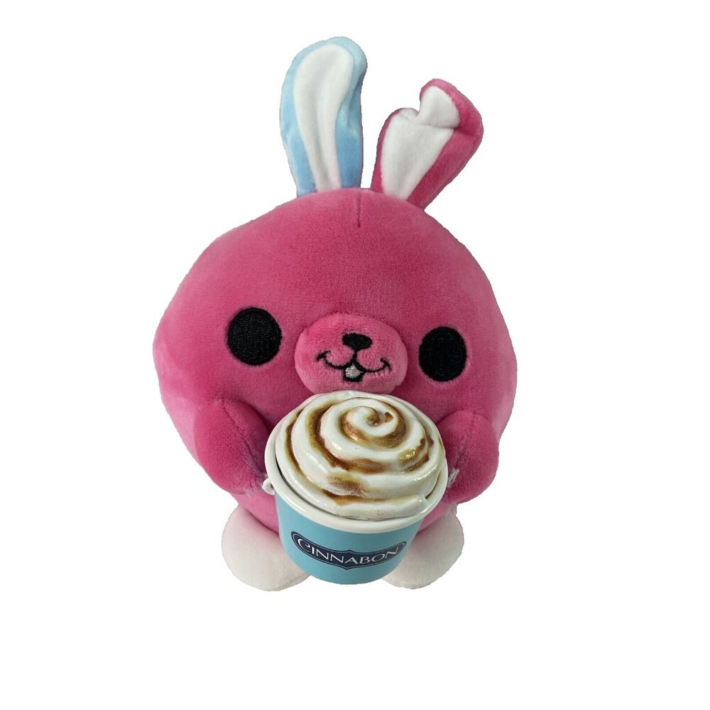 Zuru Snackles Britney Bunny Plush Cinnabon 5" Mini Brands Series 1 Stuffed Toy